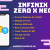 Infinix Zero X Neo 2021 Price in Pakistan