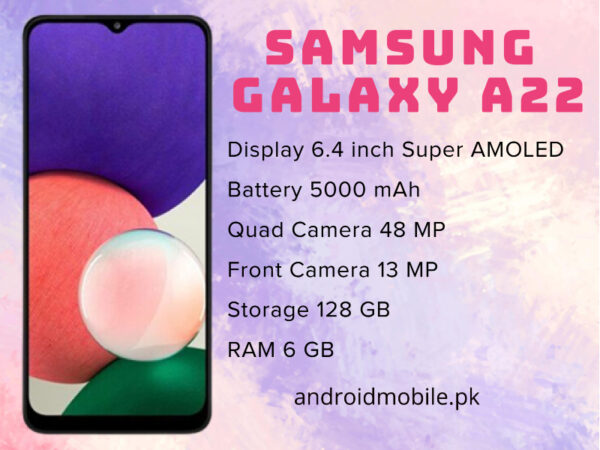 Samsung Galaxy A22 price in Pakistan
